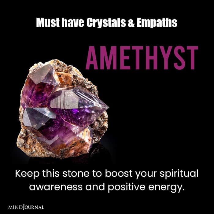 Crystals Stones for Empaths amythyst