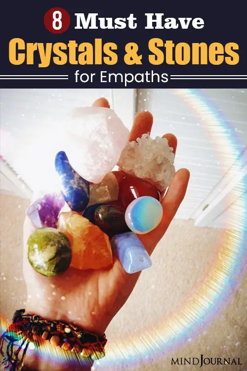 Crystals Stones for Empaths pin