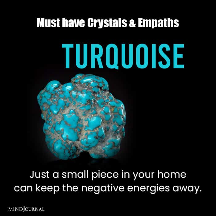 Crystals Stones for Empaths turquise