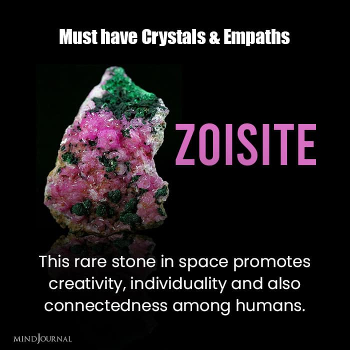 Crystals Stones for Empaths zoisite