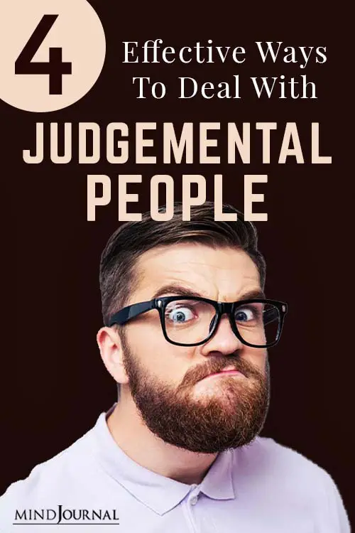 Deal With Judgment And Judgemental People pin