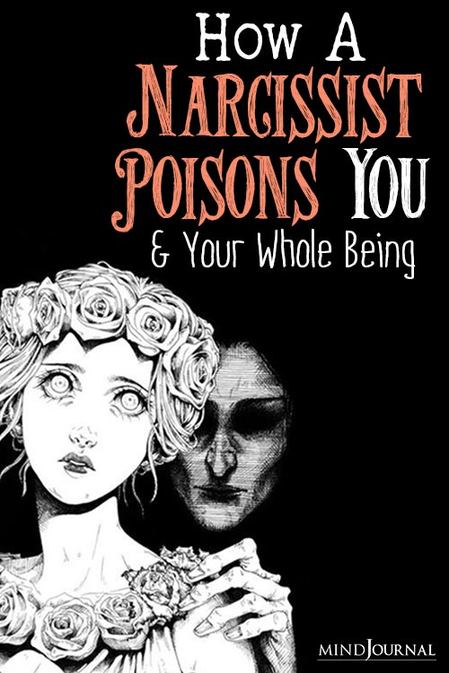 Narcissist Poisons You Whole Being pin