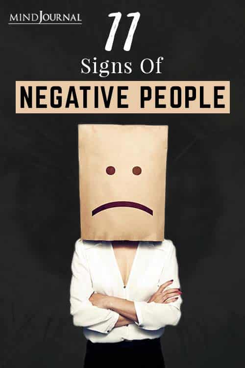 Signs of Negative People Pin