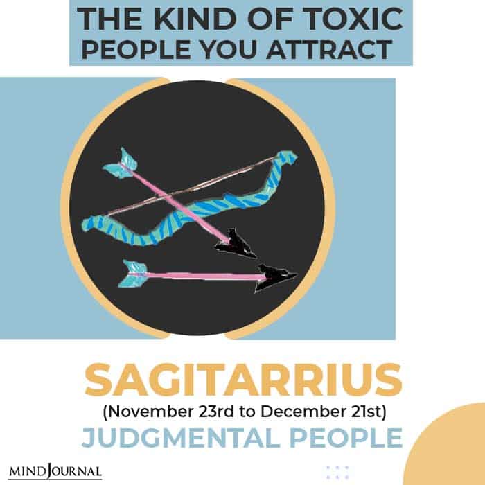 Toxic People Attract sagittarius