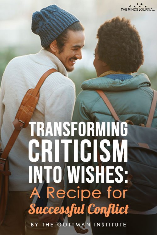 Transforming Criticism into Wishes A Recipe for Successful Conflict
