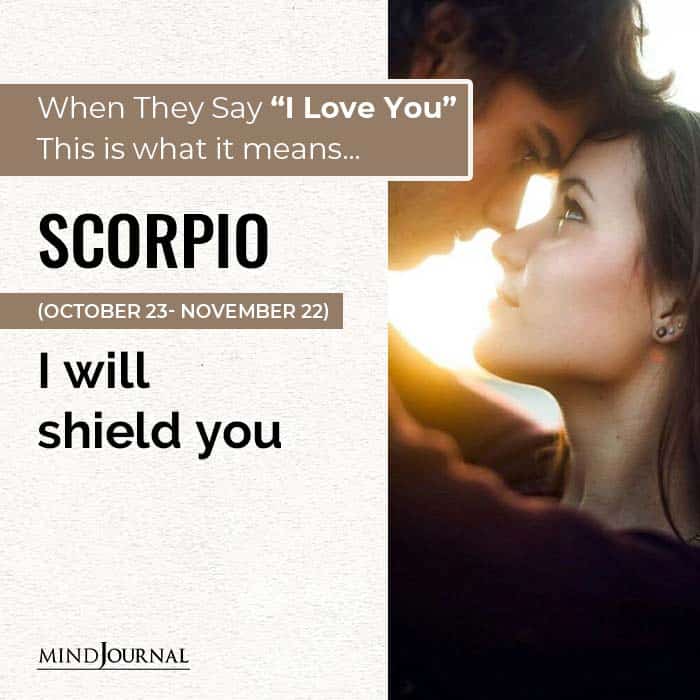 Zodiac Sign Means When Say Love You scorpio