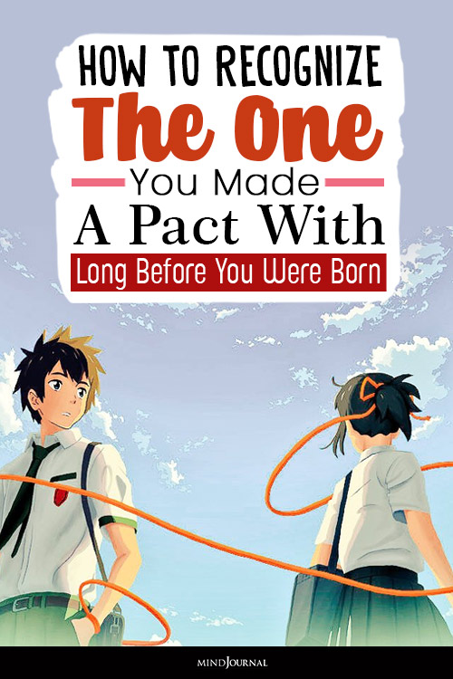 how to recognize the one you made a pact with long before you born pin
