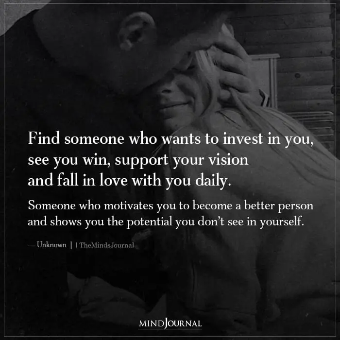 Find Someone Who Wants To Invest In You