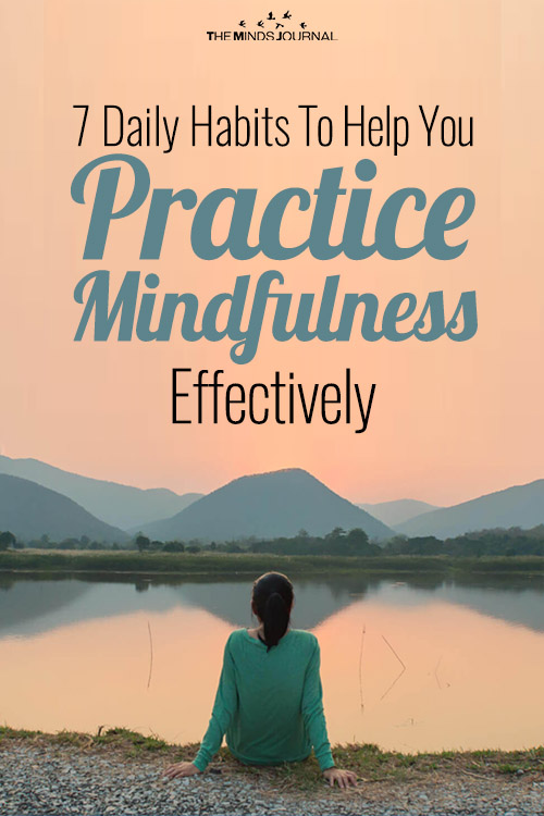 daily habits help practice mindfulness