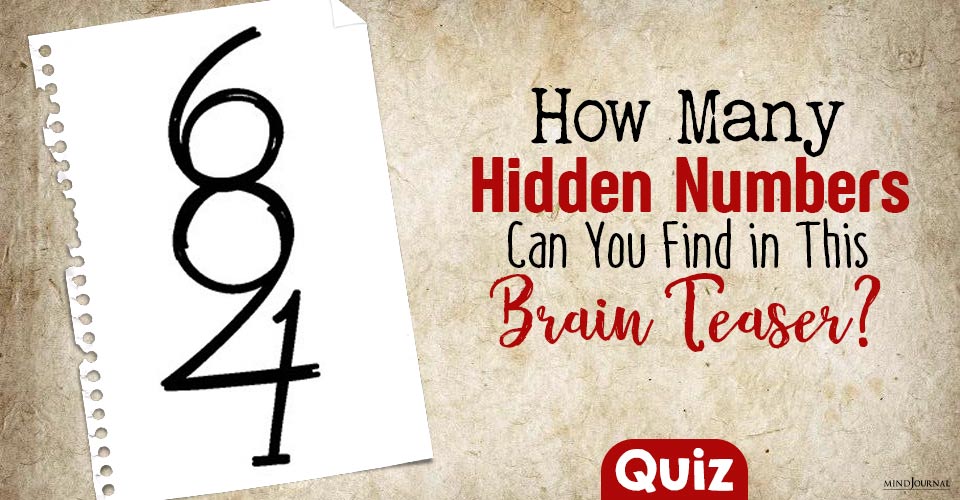 Hidden Numbers You Find This Logic Puzzle