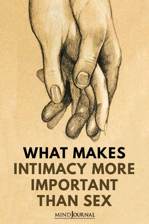 Intimacy More Important Than Pin