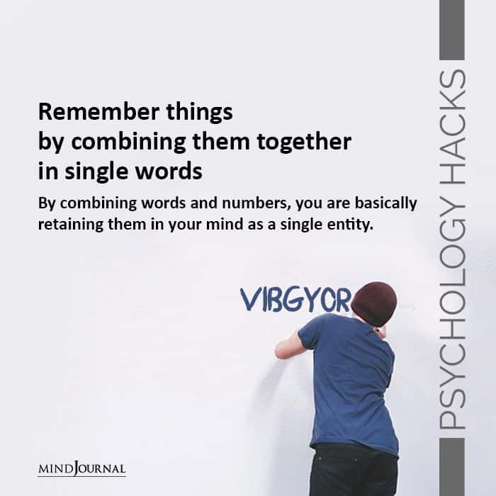 Remember things combining together single words