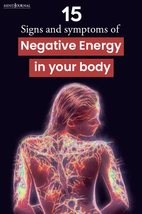 Signs Negative Energy In Body pin