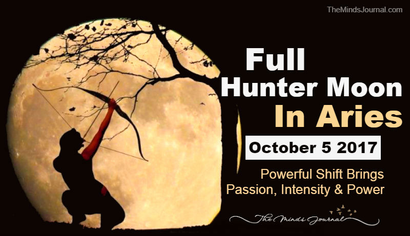 October 5 Full Hunter Moon In Aries: Powerful Shift Brings Passion, Intensity & Power