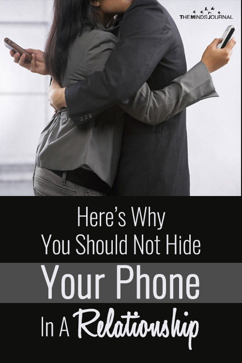 should not hide your phone pin