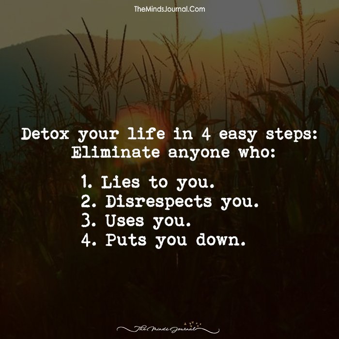 Detox Your Life In 4 Easy Steps 7505