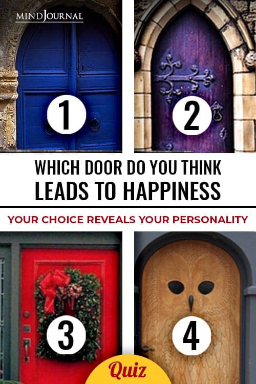 Door You Think Leads Happiness pin