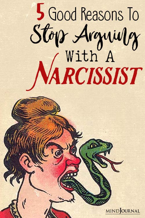 Good Reasons To Stop Arguing With A Narcissist pin