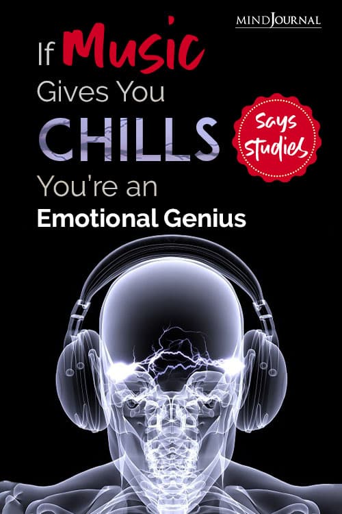 Music Gives You Chills Emotional Genius pin