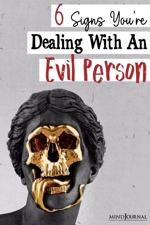 Sign Dealing With An Evil Person expin