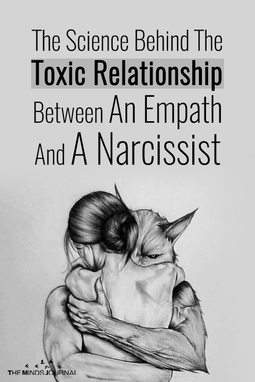 Relationship between an empath and a narcissist