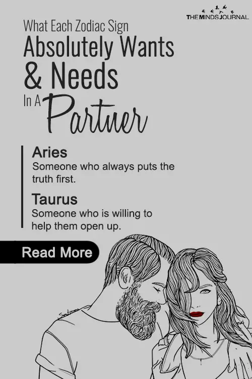 What Each Zodiac Sign Absolutely Wants & Needs In A Partner
