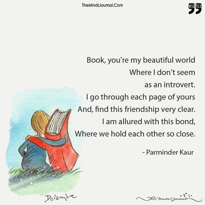Sometimes When Loneliness Is A Tad Overlooked, There’s No Other Friend, No Comfort, But A Book.