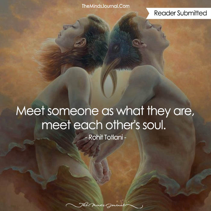 Meet each other's soul