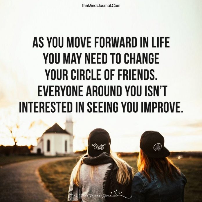 As You Move Forward In Life