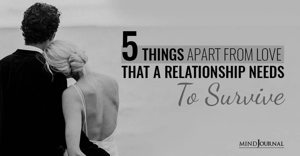 Things Apart From Love That Relationship Needs To Survive