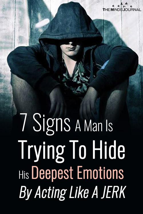 men in emotional stress
