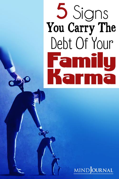 Are You Carrying Debt Of Family Karma pin