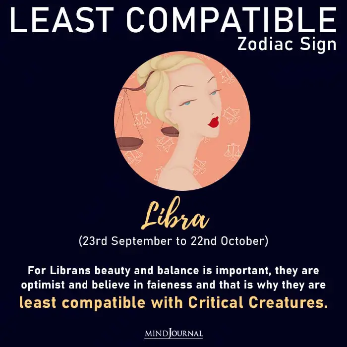 Guy Least Compatible Zodiac Sign libra