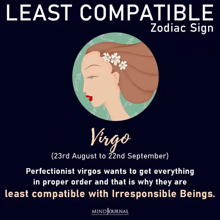 Guy Least Compatible Zodiac Sign virgo