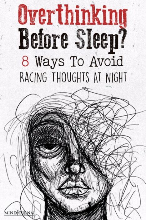 How to stop overthinking before sleep pin