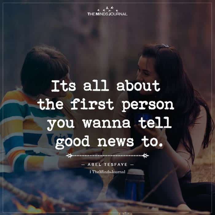 It’s All About The First Person
