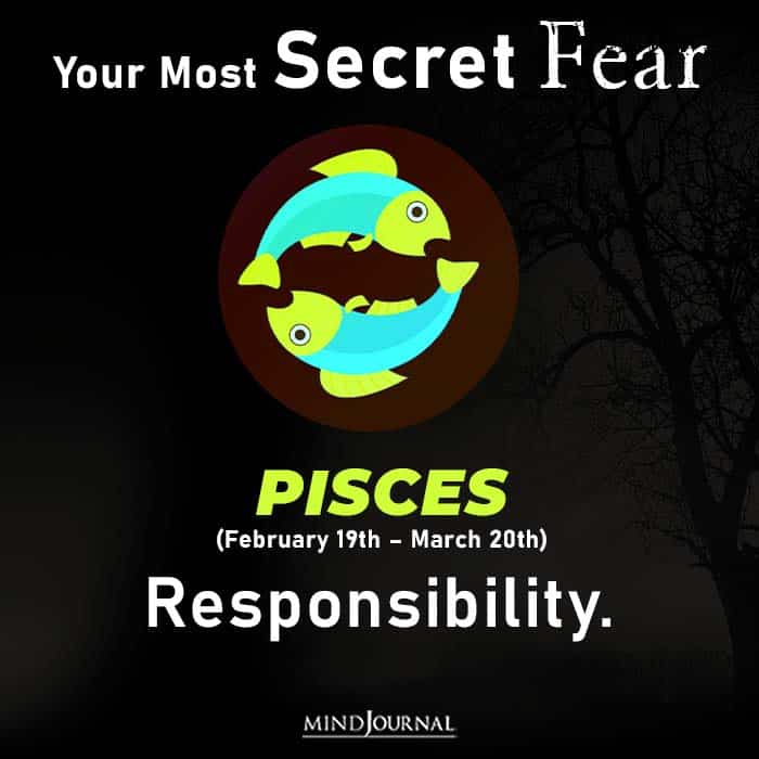 Most Secret Fear Zodiac Sign pisces