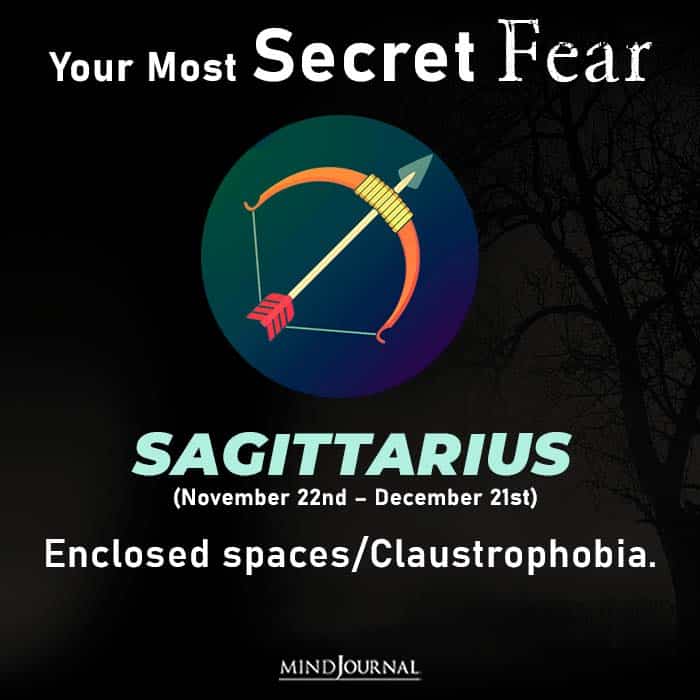 Most Secret Fear Zodiac Sign sagittarius