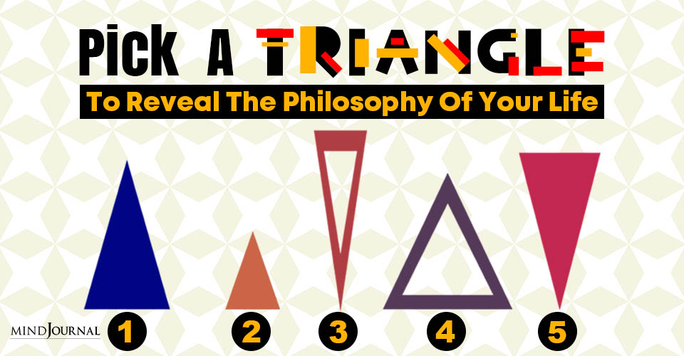 Pick A Triangle Reveal Philosophy Of Life