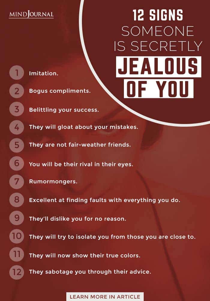 Signs Someone Secretly Jealous Of You 