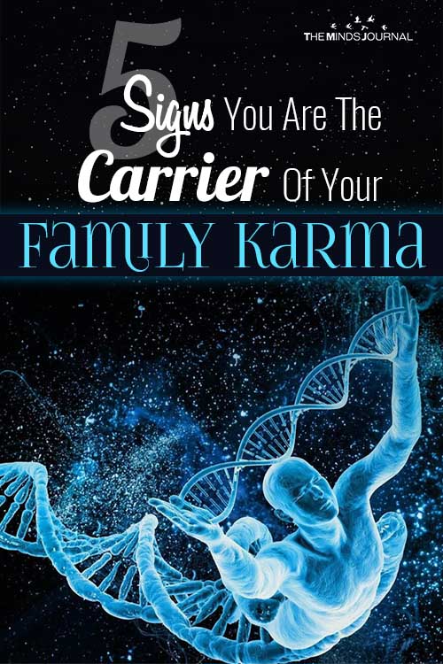 Signs You Are The Carrier Of Your Family Karma pin
