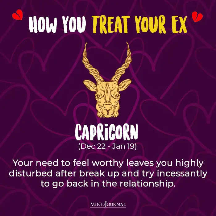 Treat Your Ex capricon