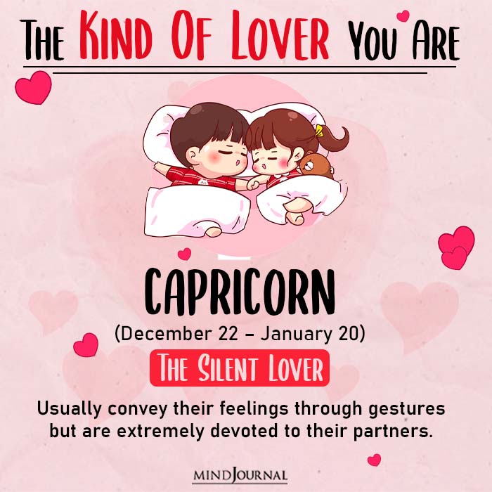 kind of love capricon