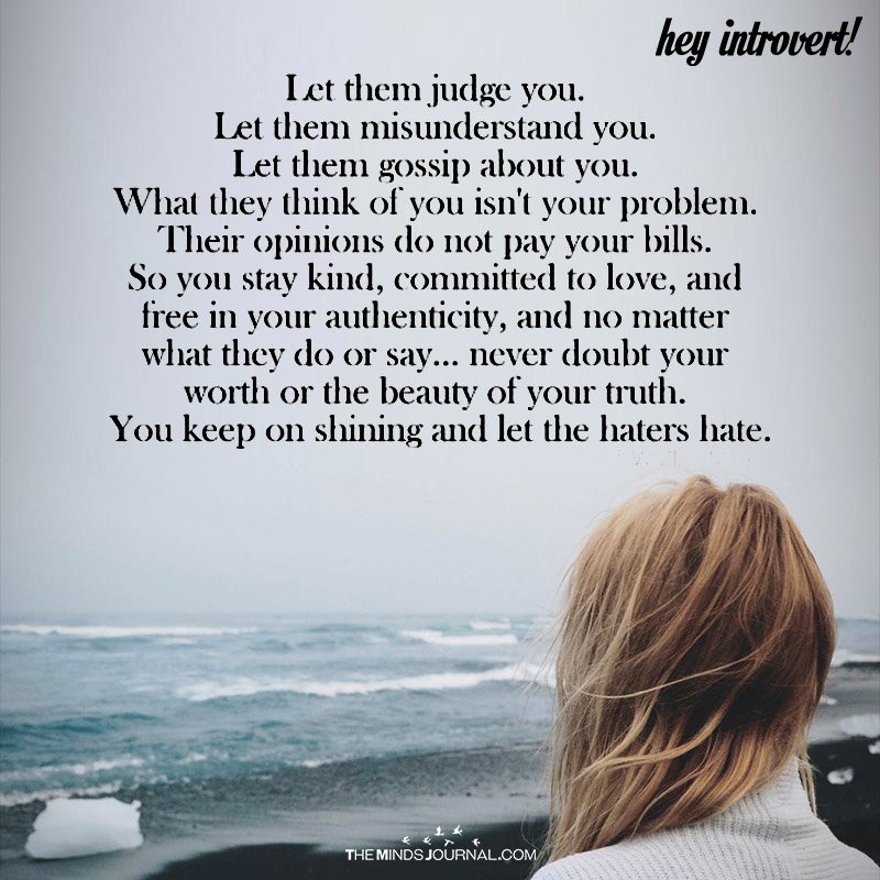 Let Them Judge You