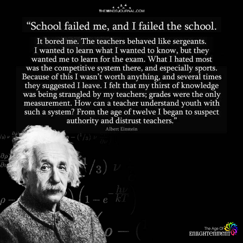 School Failed Me, And I Failed The School
