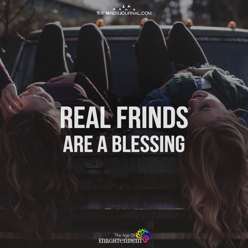 Real Friends Are A Blessing