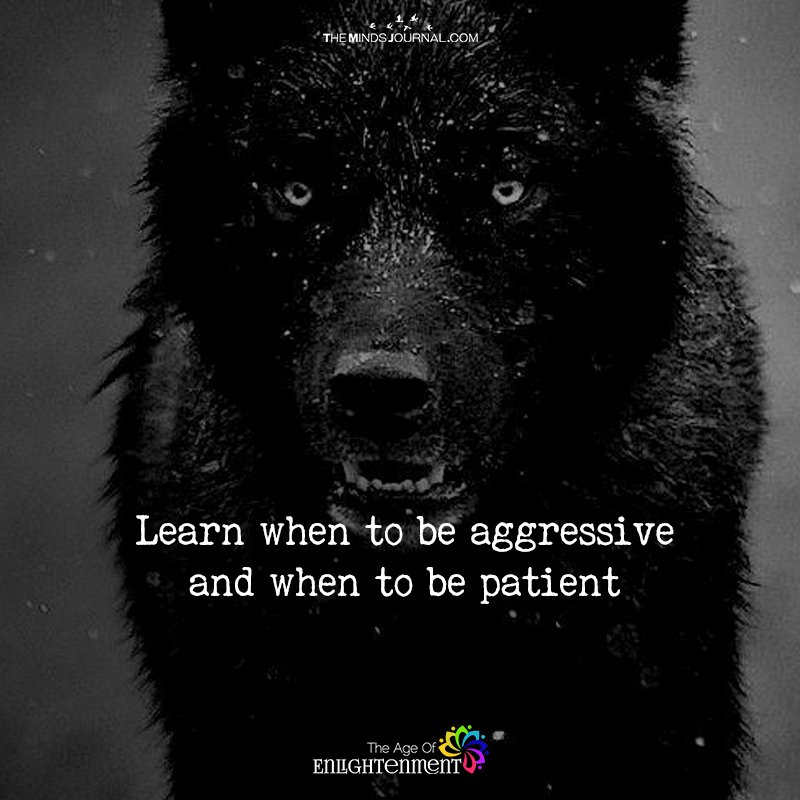 Learn When To Be Aggressive