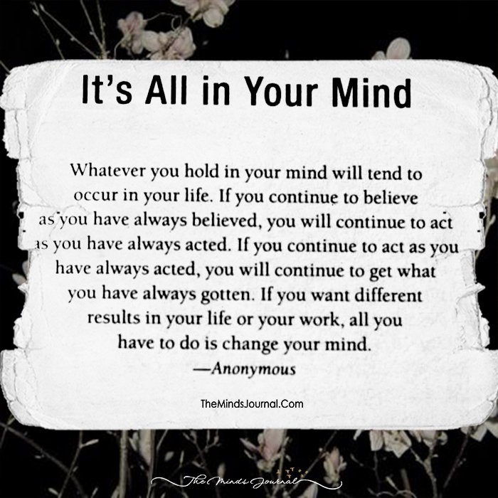 It' All In Your Mind