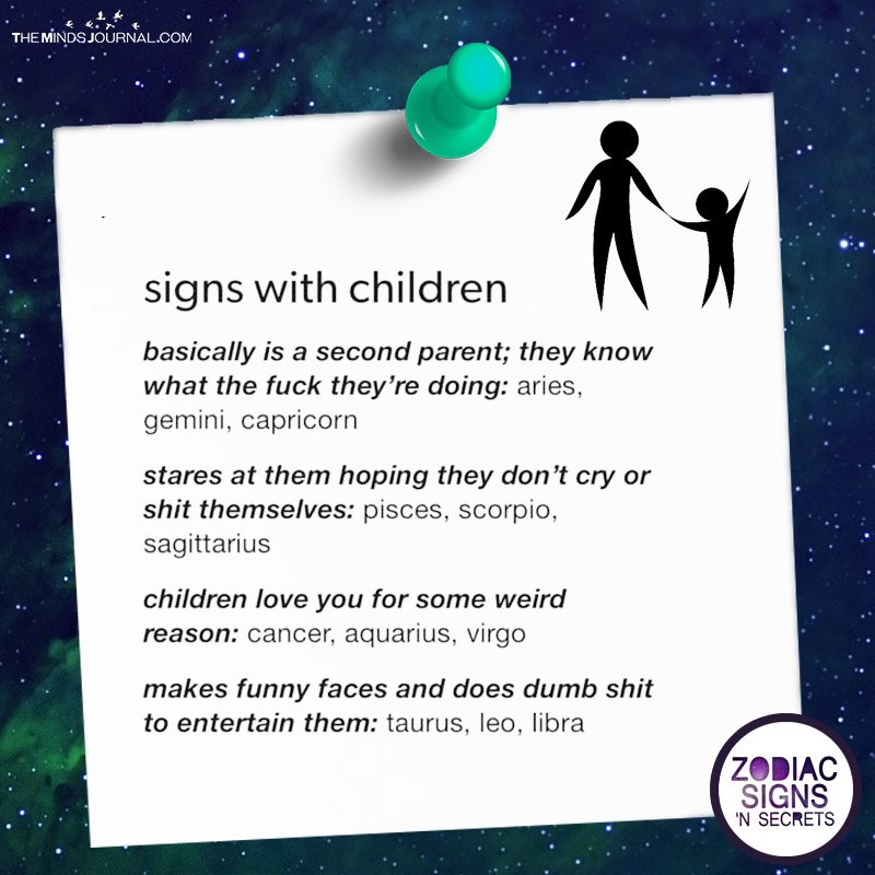 The Zodiac Signs And Other People's Kids