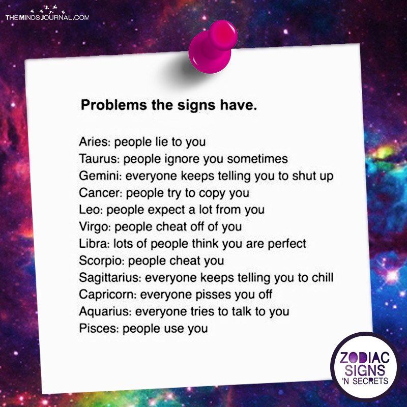 Problems The Signs Have